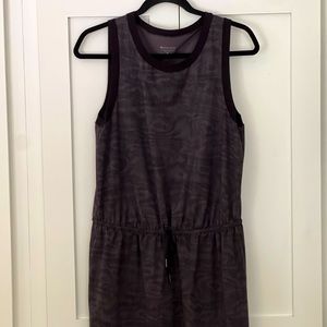 Athleta Dress Black Print in Medium